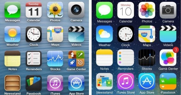 apple iOS 6 7