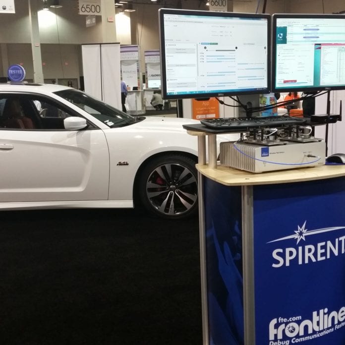 Spirent connected car testing