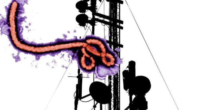 ebola cell tower