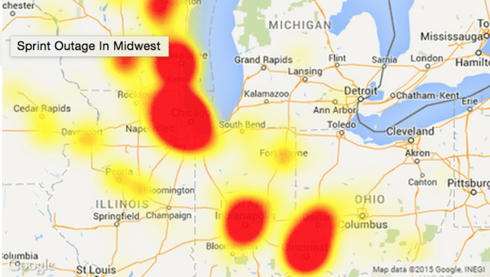 sprint network outages