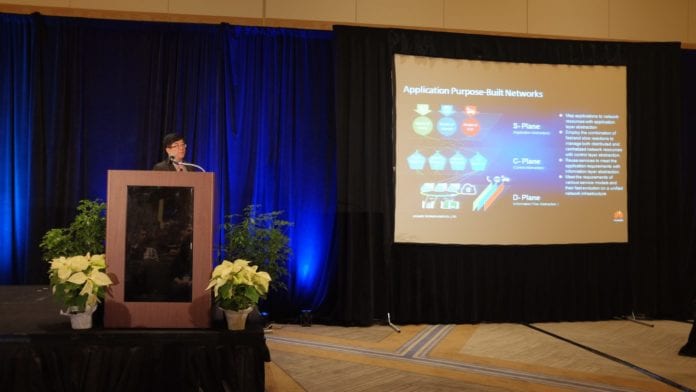 Huawei Fellow Dr. Wen Tong announces the ADN innovations at Globecom 2015