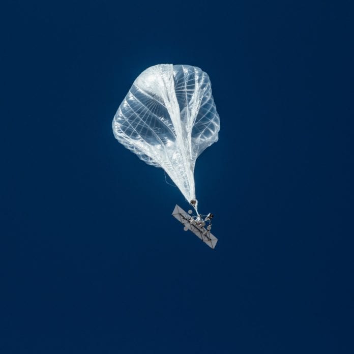 Loon in the air project loon google