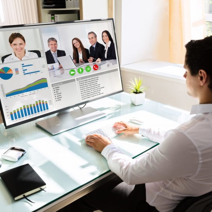 workforce work from home video conference