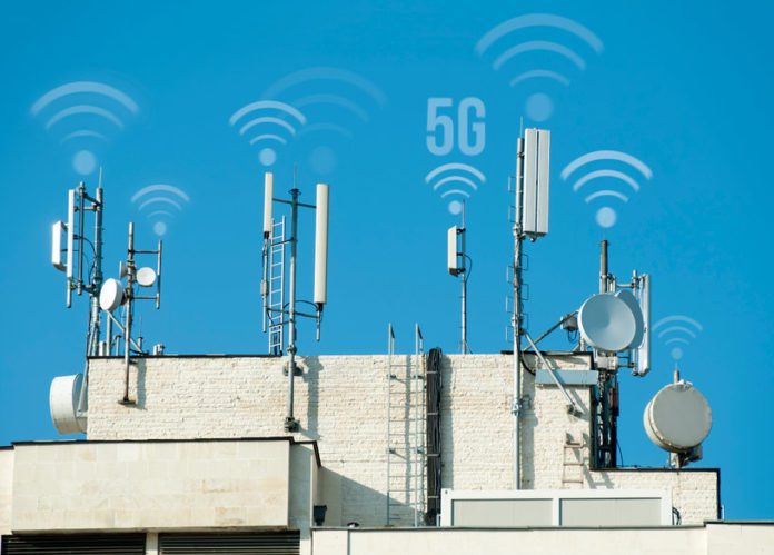 5G network rooftop site urban