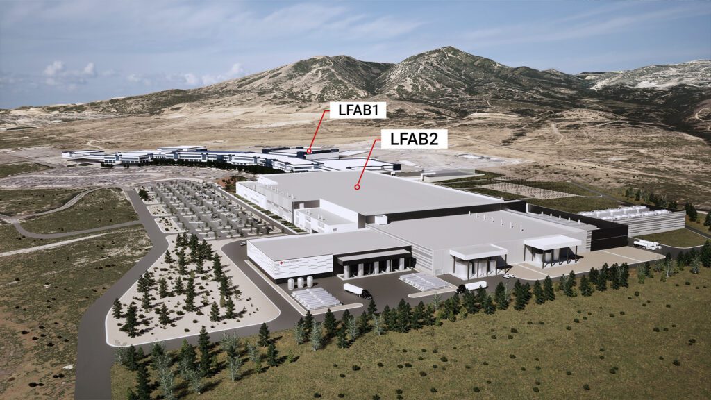 TI to get up to $1.6 billion in CHIPS Act funds 7 Lehi UT LFAB2 early rendering